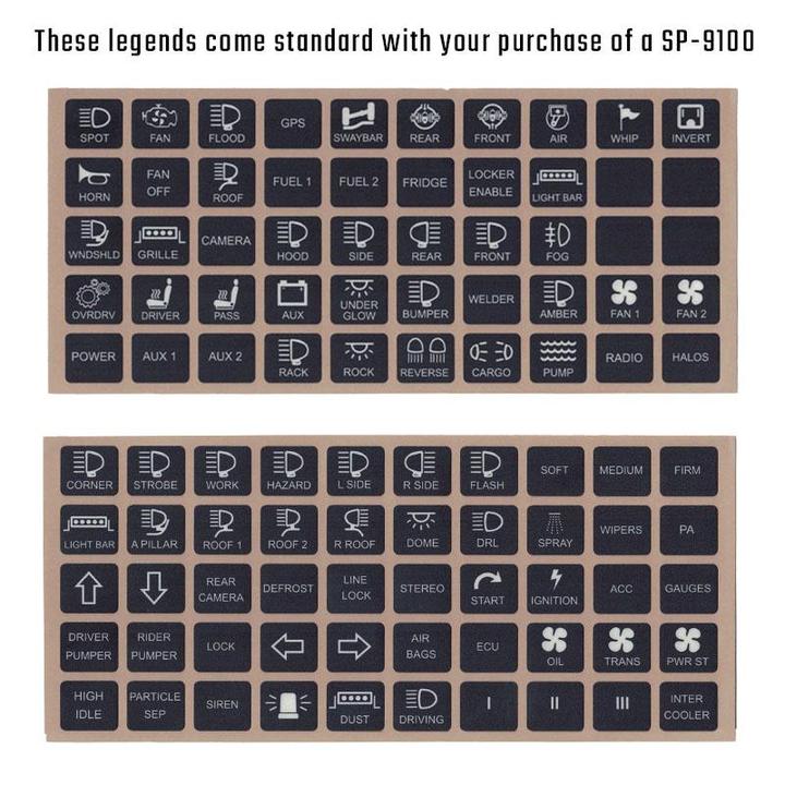 SWITCH PROS SP-9100 SWITCH PANEL POWER SYSTEM