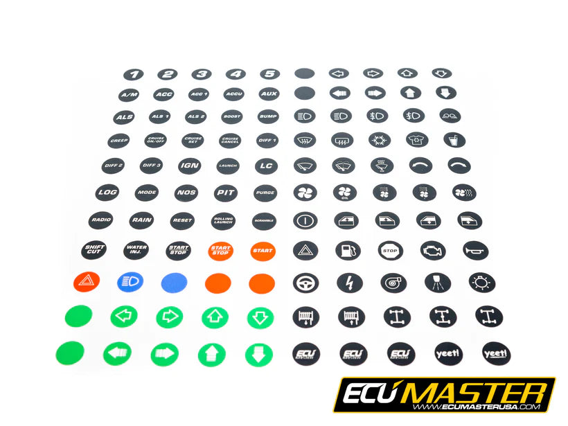 ECU MASTER KEYPAD INSERTS