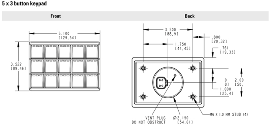 RaceGrade 15 Position CAN Keypad